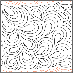  Darlene's Paisley- Pantograph