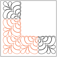 Deb's Small Feather - Corner