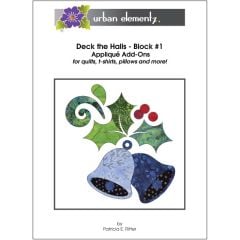 Deck the Halls Block #1 - Applique Add-On Pattern