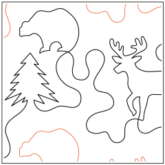 Deer in the Woods- Pantograph