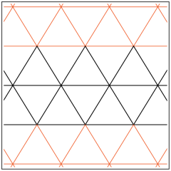 Domestic Stitches - Triangles - Pantograph