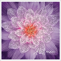 Dream Big with Pizzazz featured on Dream Big Panel Orchid 