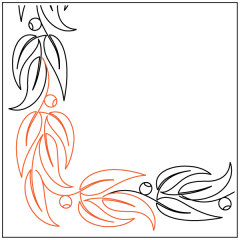 Eucalyptus - Border - Corner