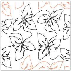 Fancy Trillium Leaf - Pantograph