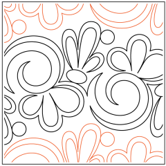 Flowy Floral - Pantograph