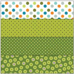 Fat Quarter Bundle - Dots - Green