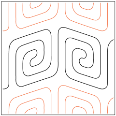 Greek Key Book - Rounded - Pantograph