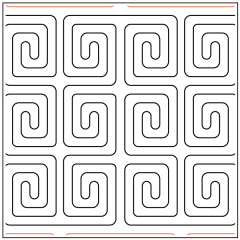 Greek Key - Standing #2 - Pantograph