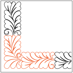 Heart Fern #3 - Border - Corner