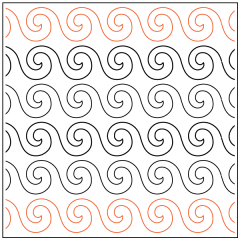 Hearts Abound - Sashing - Pantograph