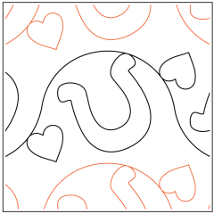Horseshoes N Hearts - Border
