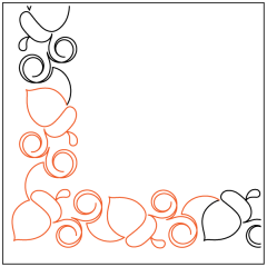 Indian Summer - Sashing - Corner