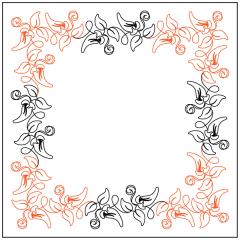 Jalapeno Peppers - Border - Panto/Corner Layout