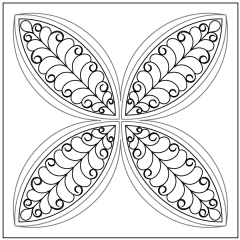 Janet-Lee's Rosebud - Cross Block #2