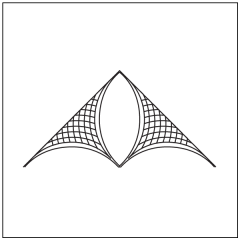 Janet-Lee's Rosebud - Triangle Block #1