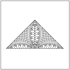 Janet-Lee's Rosebud - Triangle Block #2