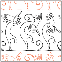 Kokopelli Dancers - Pantograph