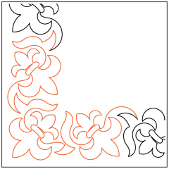 Laurie's Fleur De Lys - Border - Corner