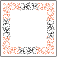 Laurie's Fleur De Lys - Border - Panto/Corner Layout
