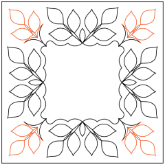 Lemon Leaves - Border - Panto/Corner - Layout