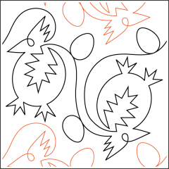 Mary's Funky Chicken - Pantograph