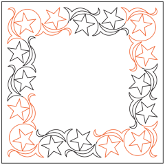 Maureen's Star Dance - Border - Panto/Corner Set