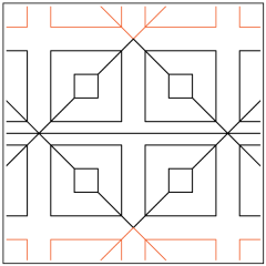 Melissa's Diamond Square - Pantograph