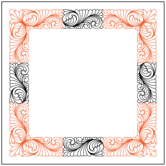 Naldo's Peacock Feathers - Panto/Corner Layout