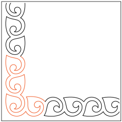 Naomi's Fanfare - Sashing - Corner