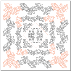 Norwegian Blooms - Wholecloth Set 