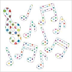 On Key - White - Applique