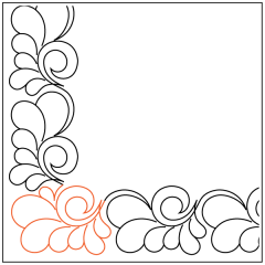 One Way Feather - Corner