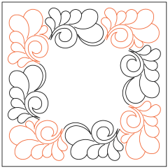 One Way Feather - Panto/Corner Layout