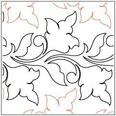 Ornamental Leaves - Border - Pantograph