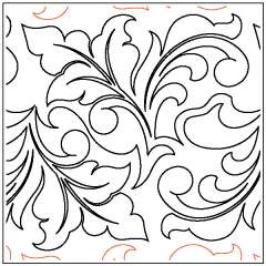  Ornamental Leaves - Pantograph