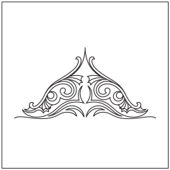 Ornamental Webs - Triangle Block #1