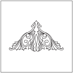 Ornamental Webs - Triangle Block #3