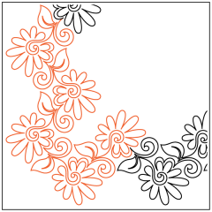 Painted Daisies - Corner