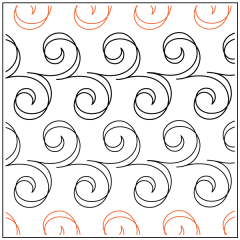 Passion Flower - Sashing - Pantograph