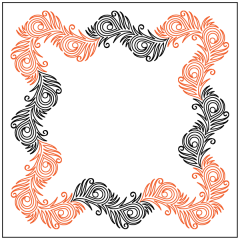 Peacock Plumes - Panto/Corner Layout