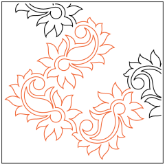 Pink Paisley - Corner