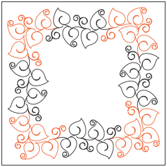 Pretty Pumpkins - Border - Panto/Corner Layout