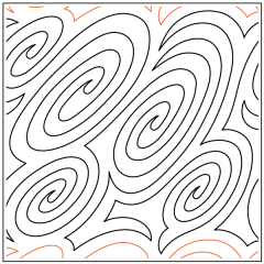 Puddle Swirls - Pantograph