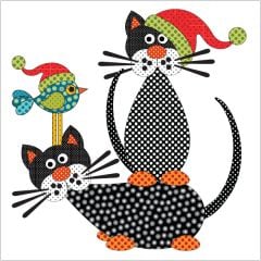 Santa Claws - Applique - Dotz
