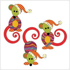 Santa's Little Helpers - Mice - Applique Set