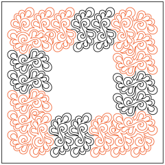 Scroll Feather - Panto/Corner Layout