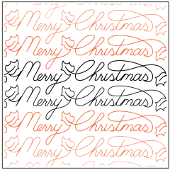 Season's Greetings - Border - Pantograph