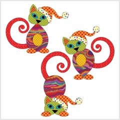 Santa's Little Helpers - Cats - Applique Set2