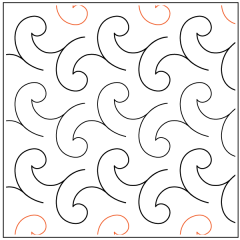 Snapdragons - Sashing - Pantograph