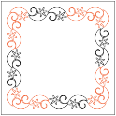 Snowflake Flurry - Border - Panto/Corner Layout